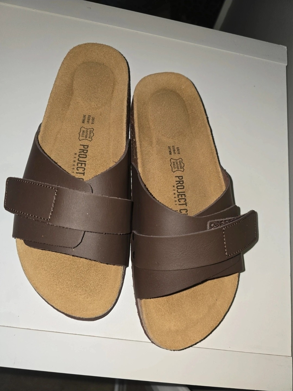 Sandal Slide in Brown for Men